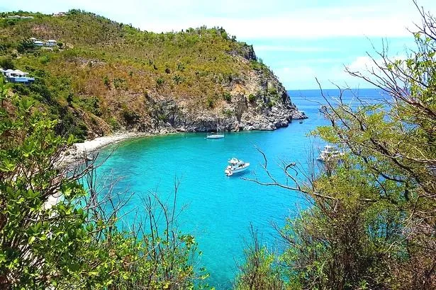 La baie de Saint-Jean à Saint-Barthélemy                                        