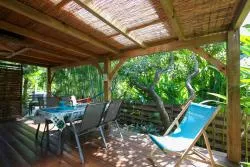 Lodge Manguier - 2 chambres climatisées, terrasse privée & piscine partagée avec le Lodge Manguier