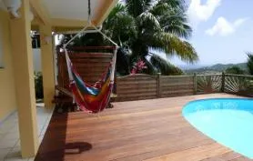 Charmante villa, piscine, vue mer/campagne, sud Martinique