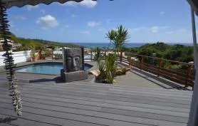 La villa Coconut vue magnifique à 180° sur la mer