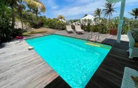 Villa 2 chambres piscine privée vue mer à Saint François