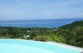 Villa avec piscine privée vue mer 3 chambres sur Deshaies