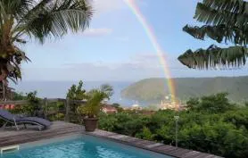 magnifique villa avec vue imprenable sur la mer des caraibes