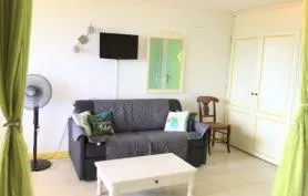 Studio**** 4p,2 ème étage, tout confort,Wifi Gratuit,magnifique terrasse,somptueuse vue mer,parking