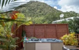 Lodge du Piton avec jacuzzi, idéal pour un couple