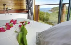 Ti villa mandarine - entre ciel et mer, piscine privé plage à 150m aux helleux