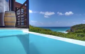 Ti villa mandarine - entre ciel et mer, piscine privé plage à 150m aux helleux