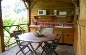 Location gîte de charme, La Créolina, piscine, dans jardin tropical