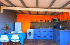 Bungalow indépendant vue mer et piscine privative à Deshaies