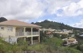 Appartement dans villa avec superbe vue sur la mer des Caraïbes