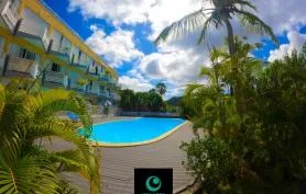 Studio cosy piscine & plage privée