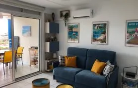 Studio charme entièrement rénové et Vue Mer