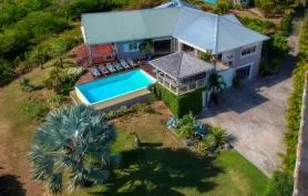 Villa de prestige 5*, vue mer et montagne , accès aux plages , Saint-Anne Guadeloupe
