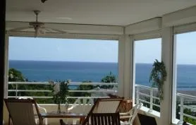 Appartement Le Lagons avec vue exceptionnelle et dominante sur la mer des caraïbes