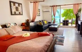 Cosy et spacieux studio 4p vue mer baie orientale