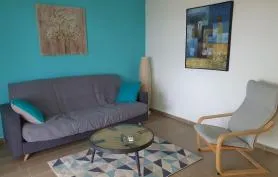 Appatement Turquoise dans résidence avec 2 piscines et restaurant