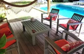 Magnifique Villa créole 4* avec Grande piscine au sel à 20m de la belle plage du Diamant