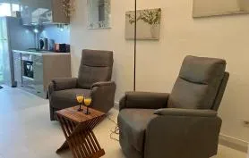 2 pièces classé 3 * Vue mer Plage à 100 mètres -Jardin au calme -activités         