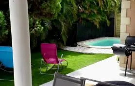Villa hibiscus et colibris climatisées (6 pers), piscine privée et jacuzzi