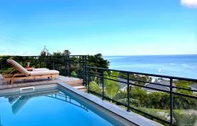 Villa Mat'lilet*****, vue mer 180° et piscine au sel