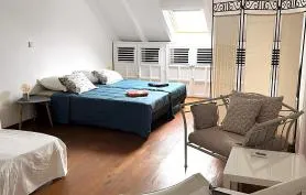 Grand  T3, piscine avec vue mer sur ilet Gosier et sur la Basse -Terre