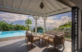 Villa 3 chambres vue sur la mer des Caraïbes