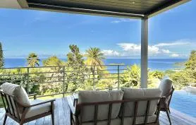 Villa Vanille****, vue mer et îlets Pigeon avec piscine 