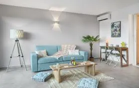 Sur les hauteurs de la Baie Orientale - Appartement 1 chambre 4p vue mer 