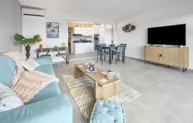 Sur les hauteurs de la Baie Orientale - Appartement 1 chambre 4p vue mer 