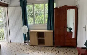 Appartement Hibiscus 25m² n°4, accès direct plage, vue mer et montagne, plages à 3 min à pied