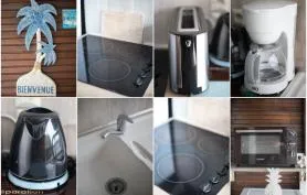 Nouveau superbe studio Corail climatisé suspendu au dessus de la mer vue imprenable