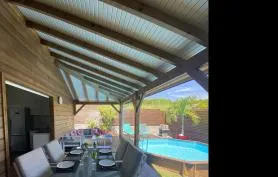 Bungalow Cosy avec vue mer et piscine privative 