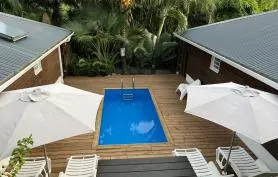 Lodge Manguier - 2 chambres climatisées, terrasse privée & piscine partagée avec le Lodge Manguier