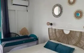 Studio vue mer avec piscine - Pointe du Bout