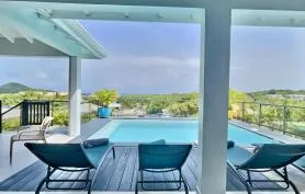 Villa 3 chambres, piscine privée et vue mer au Diamant