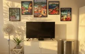 Studio lumineux avec piscine, à deux pas de la plage
