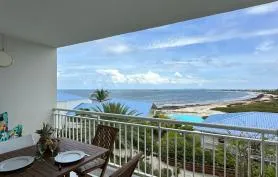 Magnifique studio vue mer, 50 m de la plage et piscine 