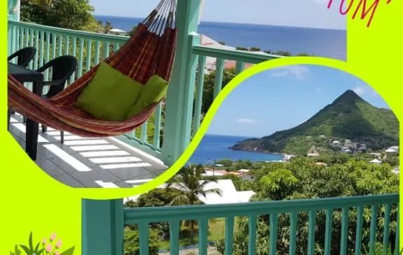 Titpom ; joli T2 avec superbe vue mer et piscine