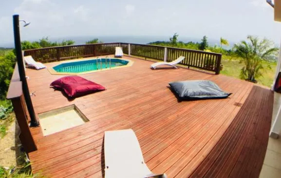 Villa Obed écologique classée 3* avec vue mer et piscine privée
