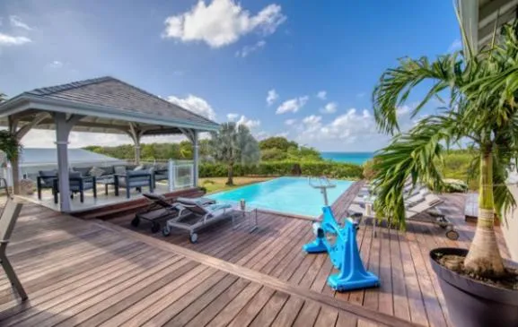 Villa de prestige 5*, vue mer et montagne , accès aux plages , Saint-Anne Guadeloupe