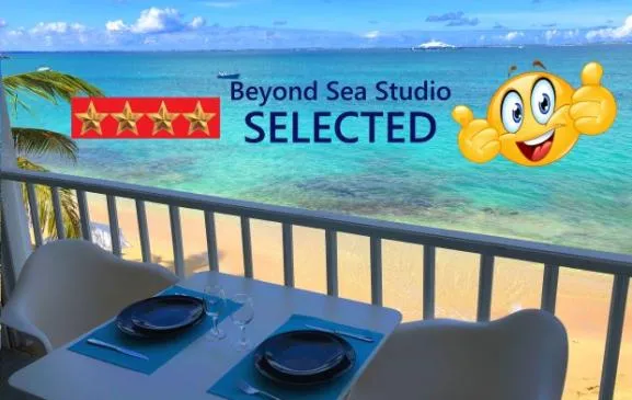 studio beyond seas sur la plage de grand case