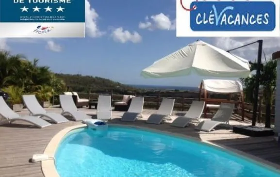 Villa Cocoon **** et son bungalow avec superbe vue à 180° sur la mer