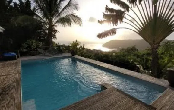 magnifique villa avec vue imprenable sur la mer des caraibes