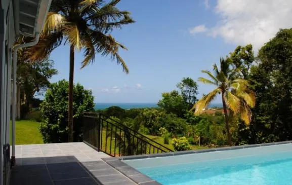 Villa de standing, piscine privée, vue sur mer et montagne