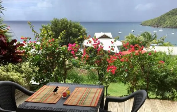 Aux Anses d'Arlet une vue magnifique à 150 m de la mer