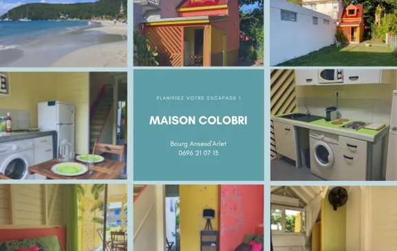 Colibri :maison individuelle avec jardin face à la mer