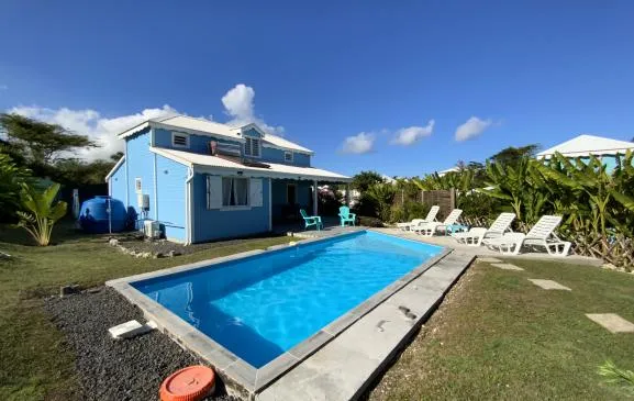 Villa 8 Pers Ti Bleu Caraibes Rte Touristique à St François