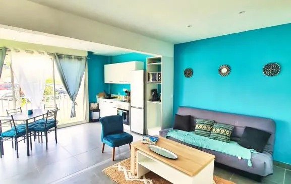 Appartement Bleu Lagon - un petit cocon à prix tout doux