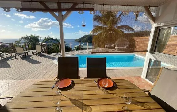 Superbe villa avec vue imprenable sur la baie des anses d arlet