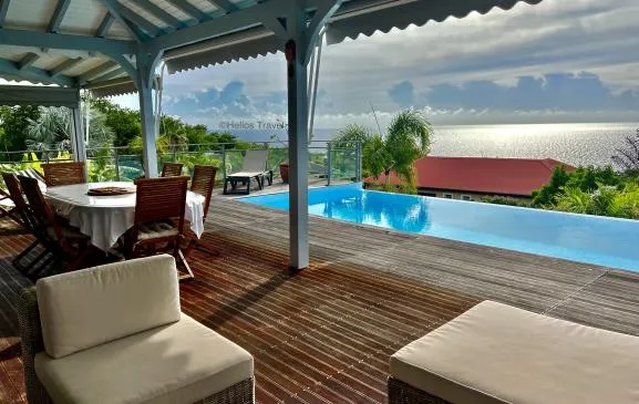 Villa Vaïtea, vue mer, piscine, 3 chambres